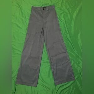 Zara Teal Wide/ Flare Leg High Rise Dress Pants size Medium